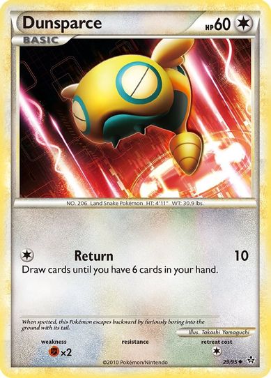 Dunsparce (29/95) [Heartgold & Soulsilver: Unleashed]