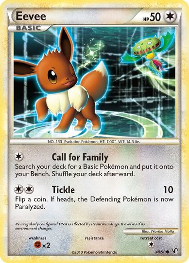 Eevee (48/90) [Heartgold & Soulsilver: Undaunted]