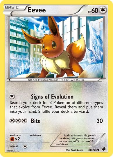 Eevee (90/90) [HeartGold SoulSilver]
