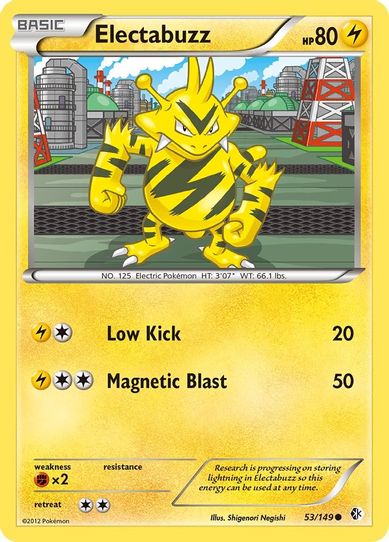 Electabuzz (53/149) [Black & White: Boundaries Crossed]