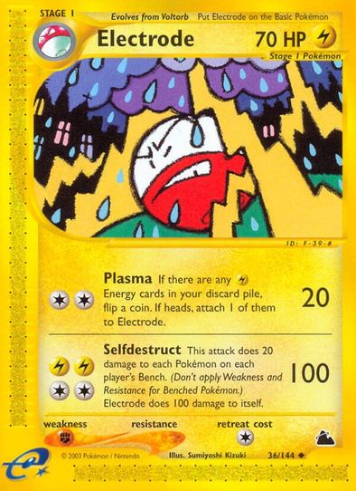 electrode card