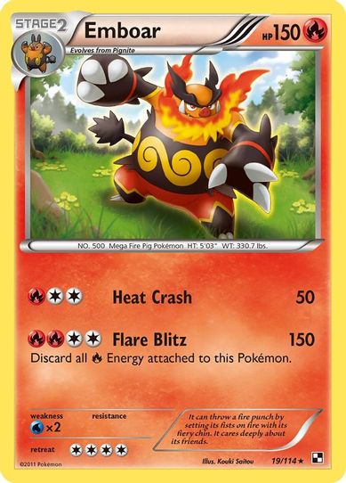 Emboar (19/114) [Black and White]
