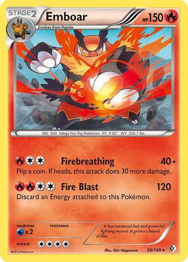 Emboar (26/109) [Boundaries Crossed]