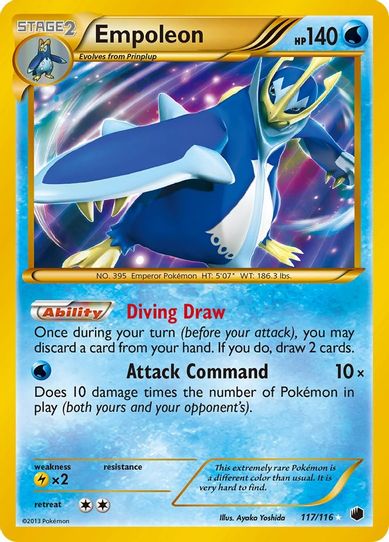 Empoleon ( Secret Rare) (117/90) [HeartGold SoulSilver]