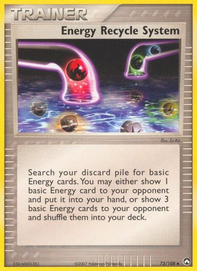Energy Recycle System (73/108) [Power Keepers]