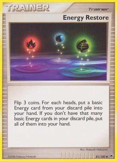 Pokémon Diamond/Pearl - Trainer Cards