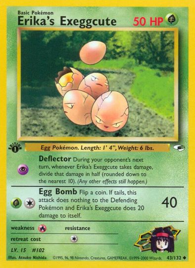 Erika's Exeggcute (43/132) [Gym Heroes]