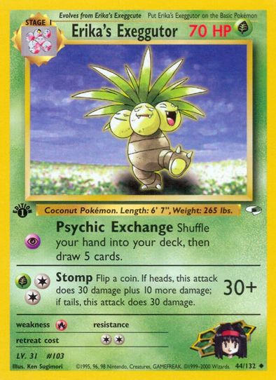 Erika's Exeggutor (44/132) [Gym Heroes]