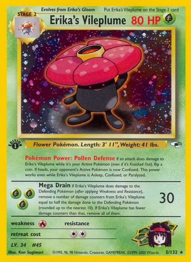 Erika's Vileplume (5/132) [Gym Heroes]