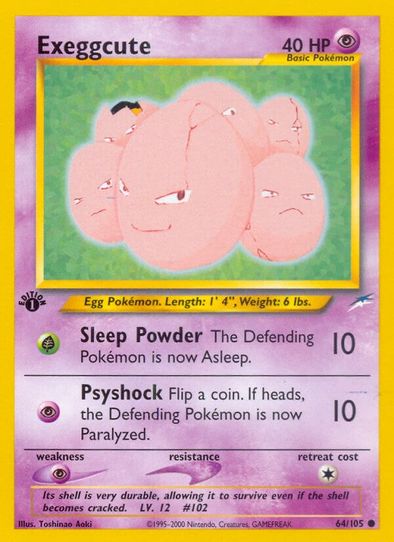 Exeggcute (64/105) [Neo Destiny]