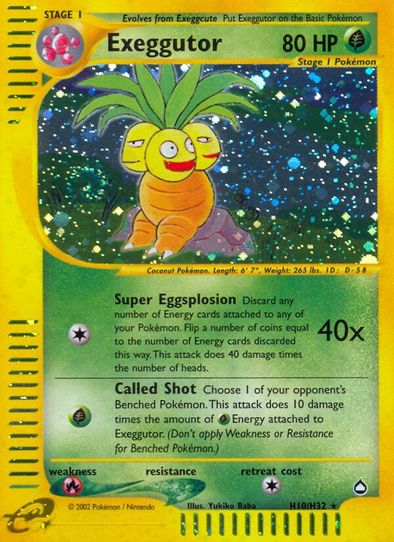 Exeggutor (H10) [Aquapolis]