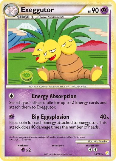 Exeggutor (18/102) [HeartGold SoulSilver]