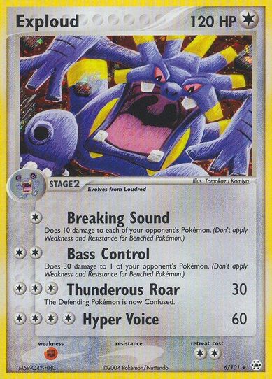 Exploud (6/101) [Hidden Legends]
