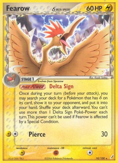 Fearow (Delta Species) (18/100) [EX: Crystal Guardians]
