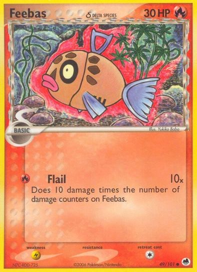 Feebas (Delta Species) (49/101) [EX: Dragon Frontiers]