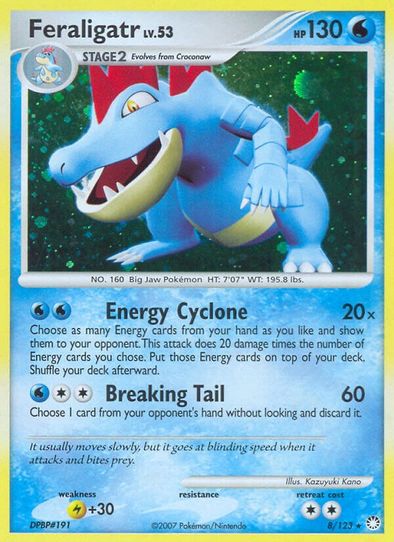 Feraligatr (8/123) [Mysterious Treasures]