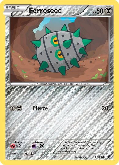 Ferroseed (71/98) [Black & White: Emerging Powers]