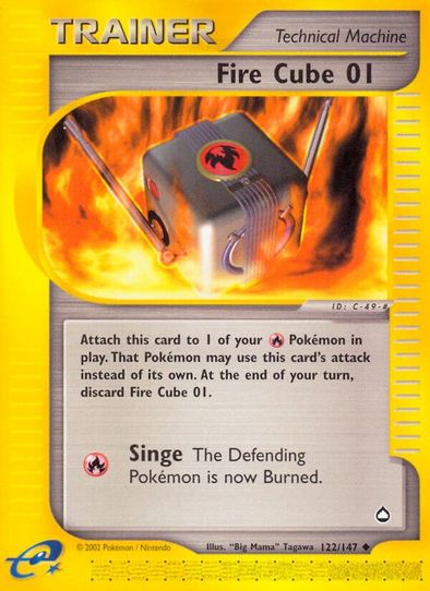 Fire Cube (122/147) [Aquapolis]