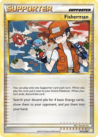 Fisherman (92/102) [HeartGold SoulSilver]