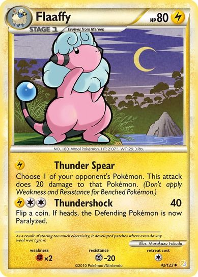 Flaaffy (42/102) [HeartGold SoulSilver]