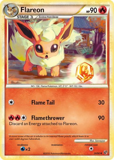 Flareon (26/90) [Heartgold & Soulsilver: Undaunted]