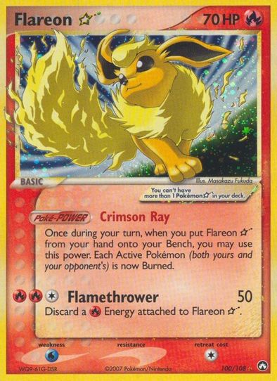 Flareon Star (100/108) [Power Keepers]