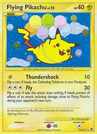 Flying Pikachu (113/111) [Rising Rivals]