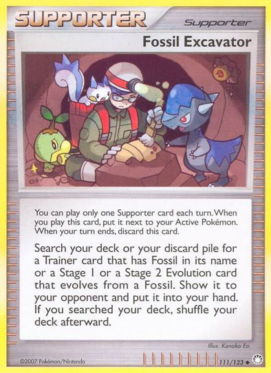 Fossil Excavator (111/123) [Mysterious Treasures]