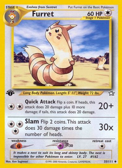 Furret (35/105) [Neo Genesis]
