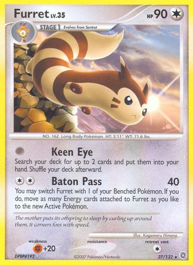 Furret (27/132) [Secret Wonders]