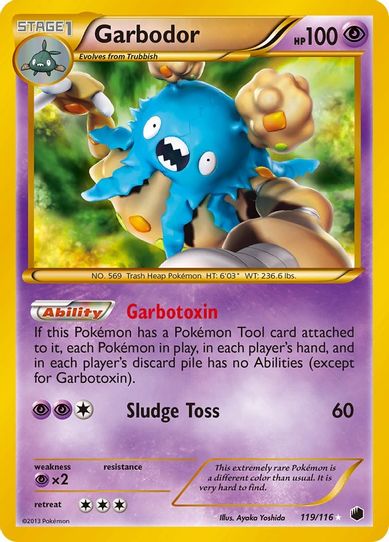 Garbodor ( Secret Rare) (119/90) [HeartGold SoulSilver]