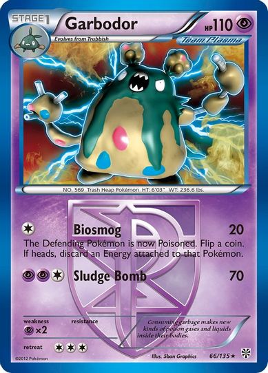Garbodor (Team Plasma) (66/135) [Black & White: Plasma Storm]