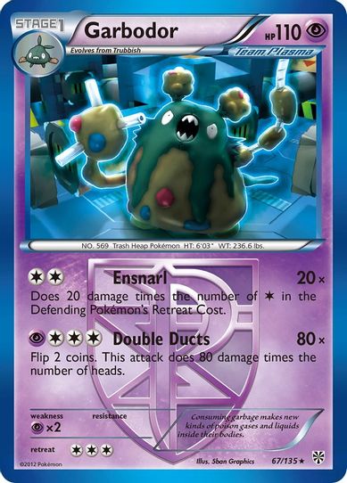 Garbodor (Team Plasma) (67/135) [Black & White: Plasma Storm]