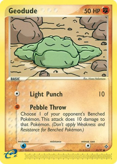 pokemon card geodude Geodude 74