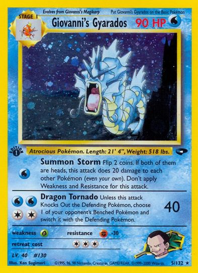 Giovanni's Gyarados (5/132) [Gym Challenge]
