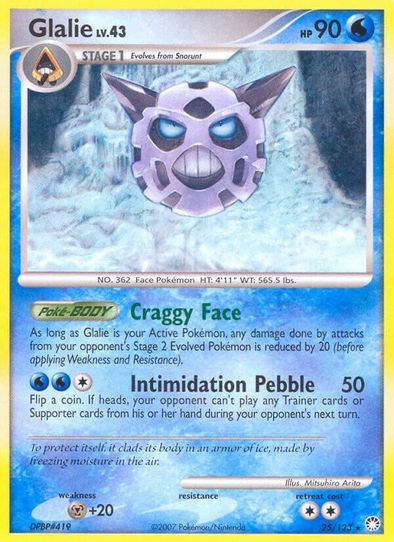 Glalie (25/123) [Mysterious Treasures]