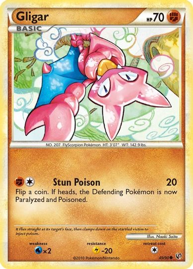 Gligar (49/90) [Heartgold & Soulsilver: Undaunted]