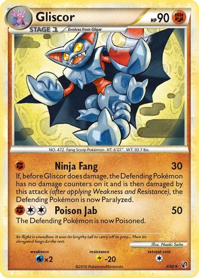 Gliscor (4/90) [Heartgold & Soulsilver: Undaunted]