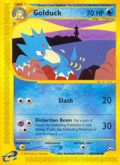 Golduck (50a) [Aquapolis]