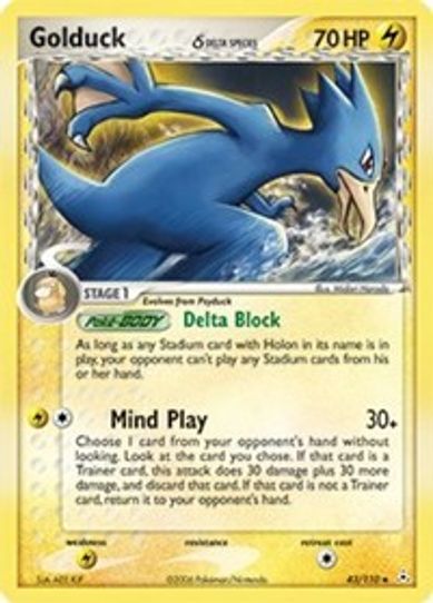 Golduck (Delta Species) (43/111) [EX: Holon Phantoms]