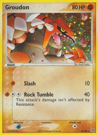 Groudon (5/106) [Emerald]