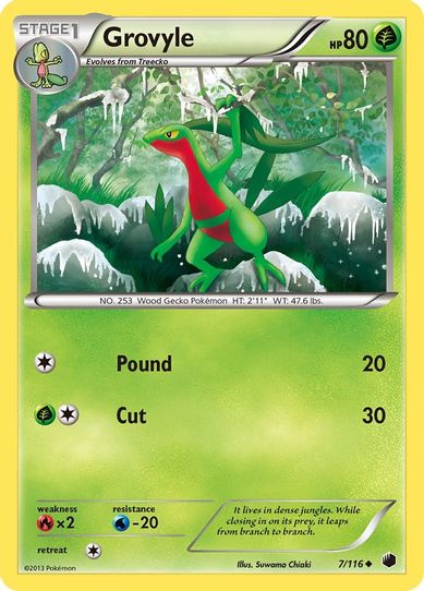 Grovyle (7/90) [HeartGold SoulSilver]