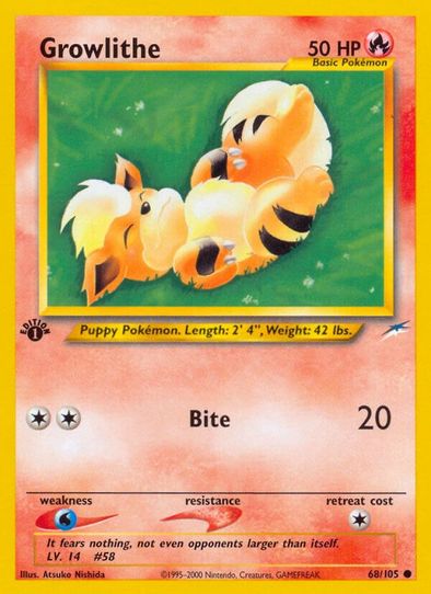 Growlithe (68/105) [Neo Destiny]