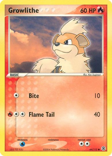 Growlithe (64/112) [FireRed & LeafGreen]