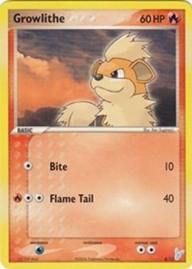 Growlithe (4) [ex trainer kit 2 plusle and minun]