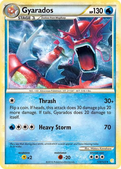 Gyarados (Red) (123/102) [HeartGold SoulSilver]