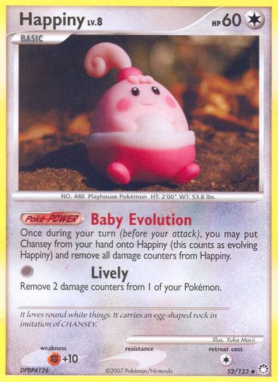 Happiny (52/123) [Mysterious Treasures]