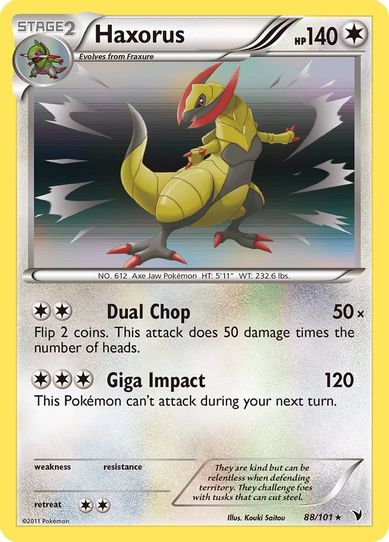 Haxorus (88/101) [Noble Victories]