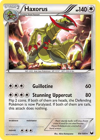 Haxorus (89/108) [Dark Explorers]