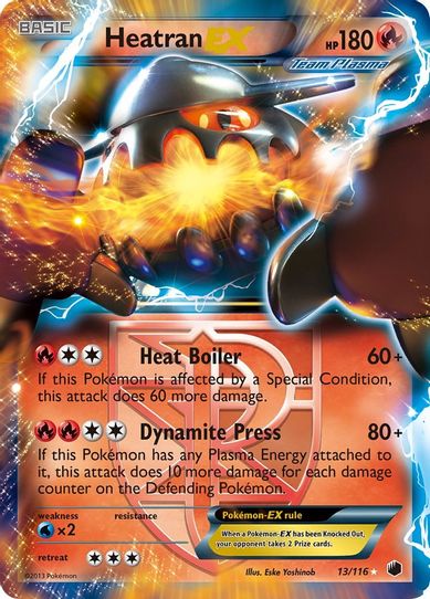Heatran EX (Team Plasma) (13/90) [HeartGold SoulSilver]